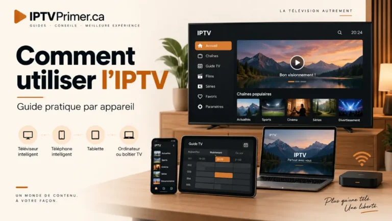 Utiliser IPTV sur plusieurs appareils compatibles