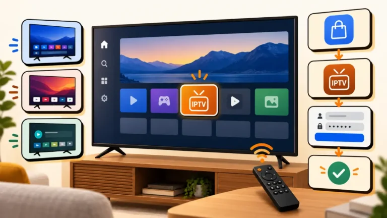 Installer IPTV sur une Smart TV compatible