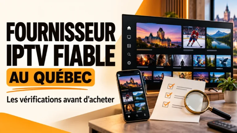 Comment choisir un fournisseur IPTV fiable au Québec avant d’acheter