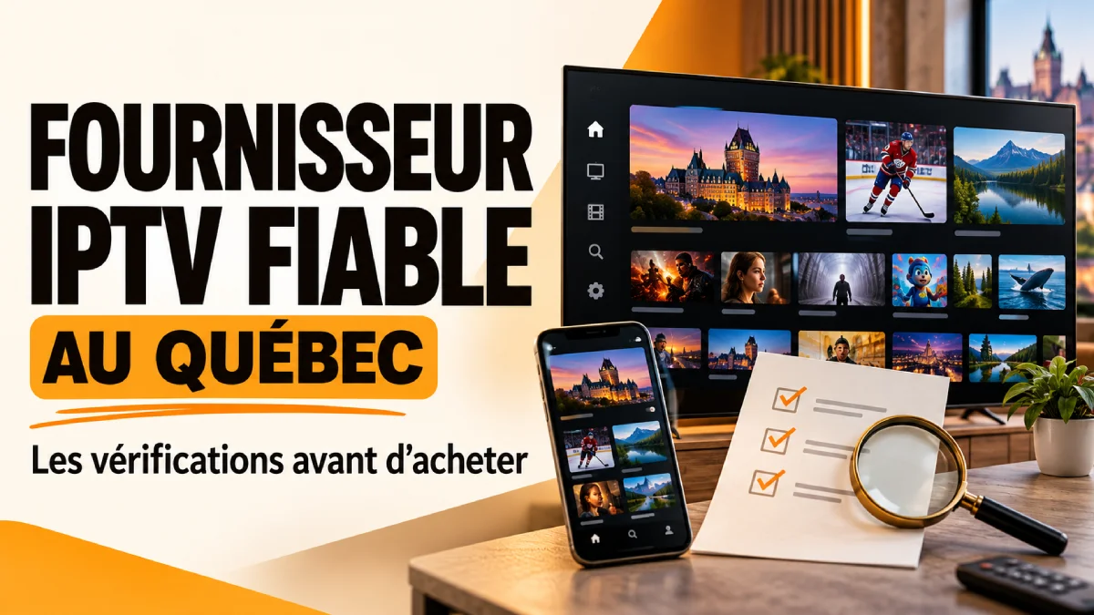Comment choisir un fournisseur IPTV fiable au Québec avant d’acheter